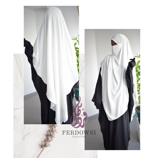 Khimar Bint - White