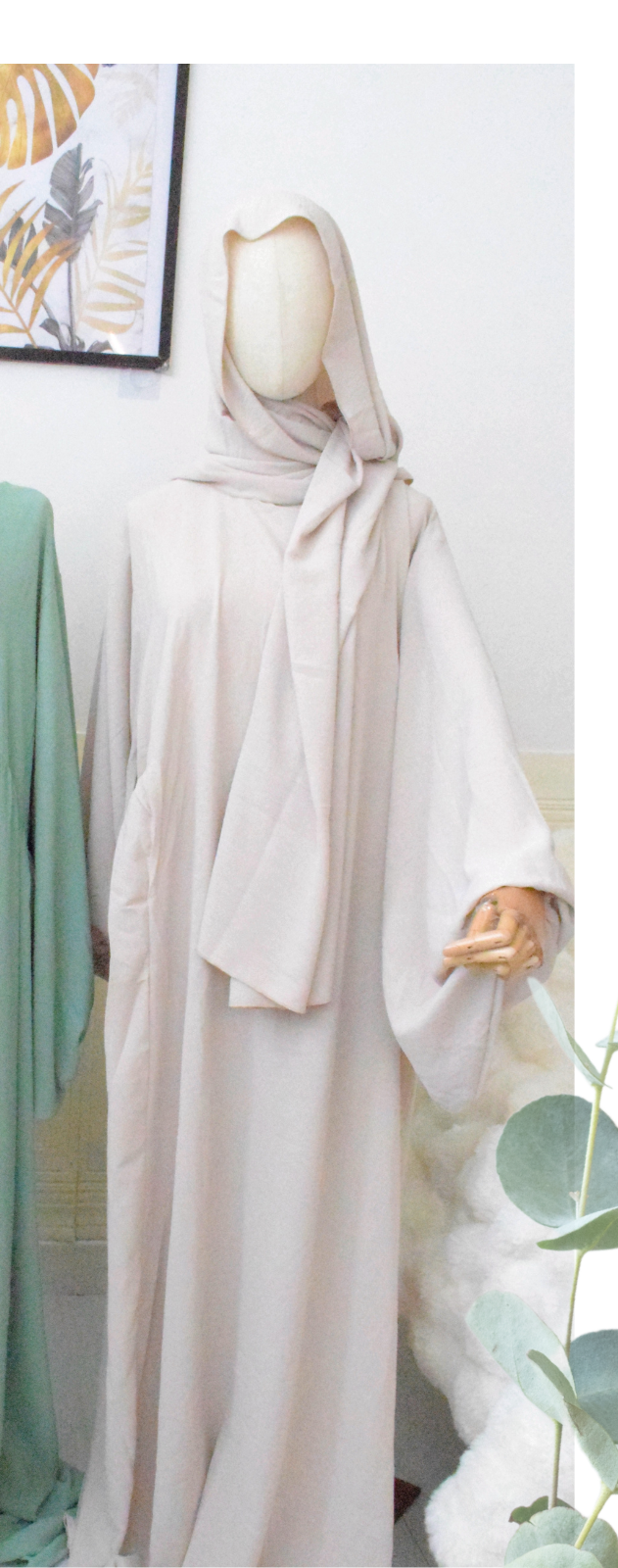 Abaya Belle - Cream