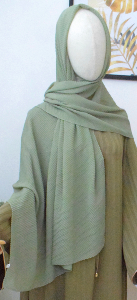 Pleated Chiffon Hijab