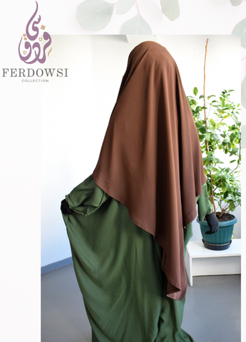 Maxi Khimar Medina - Chocolate