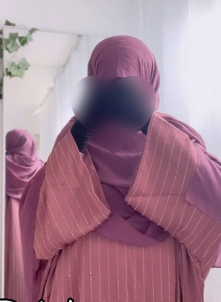 Abaya Dia Set- Mauve
