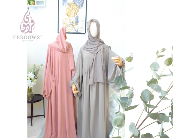 Abaya Belle - Light Pink