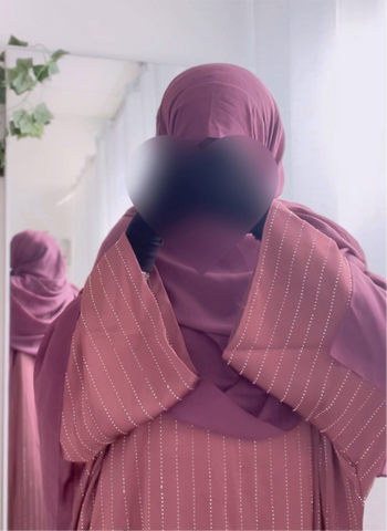 Abaya Dia Set- Mauve