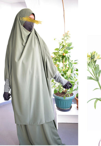 Jilbab Medina (Knit Sleeves)  - Zaytuna