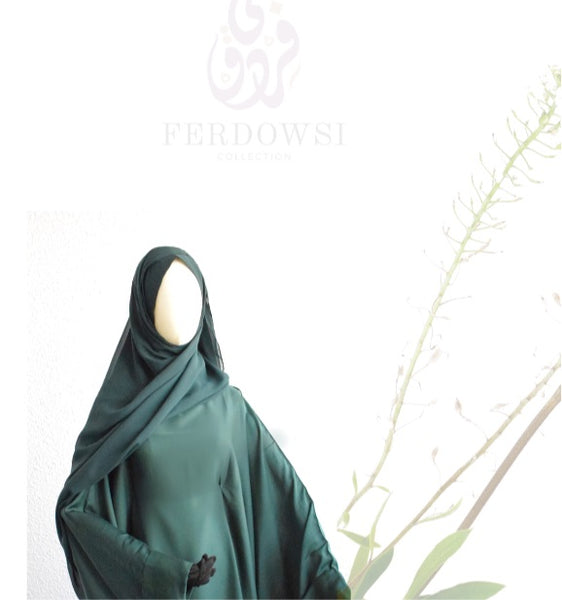 Instant Maxi Hijab - Dark Green