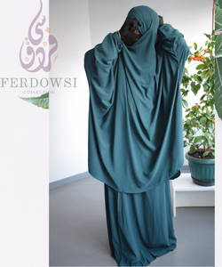 Jilbab Medina - Dark Turquoise