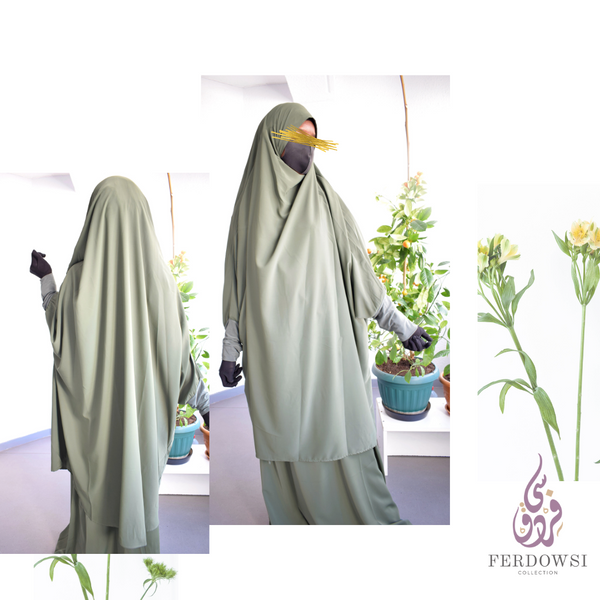 Jilbab Medina (Knit Sleeves)  - Zaytuna