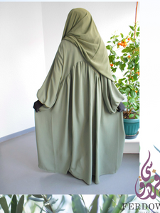 Abaya Belle - Olive Green