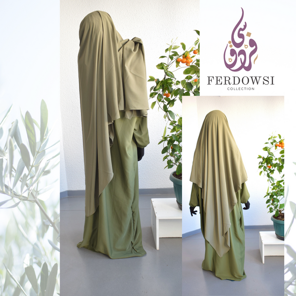 Prayer Abaya - Olive