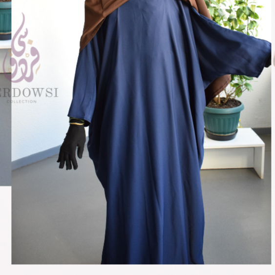 Abaya Farasha - Navy