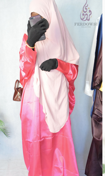 Abaya Sheen- Pink
