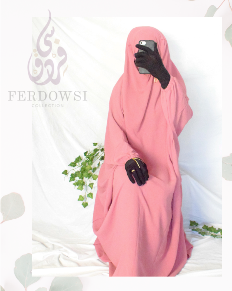 Jilbab Crepe - Pink
