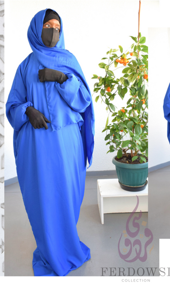 Prayer Abaya - Royal Blue