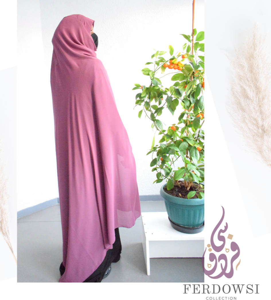 Instant Maxi Hijab - Berry