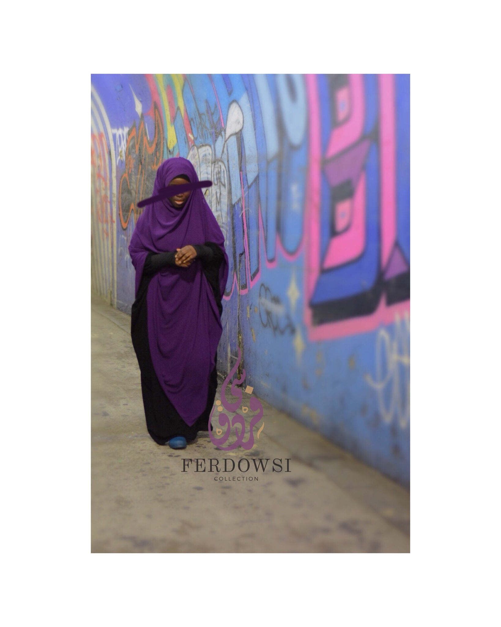 Maxi Chiffon Hijab - Lady Purple