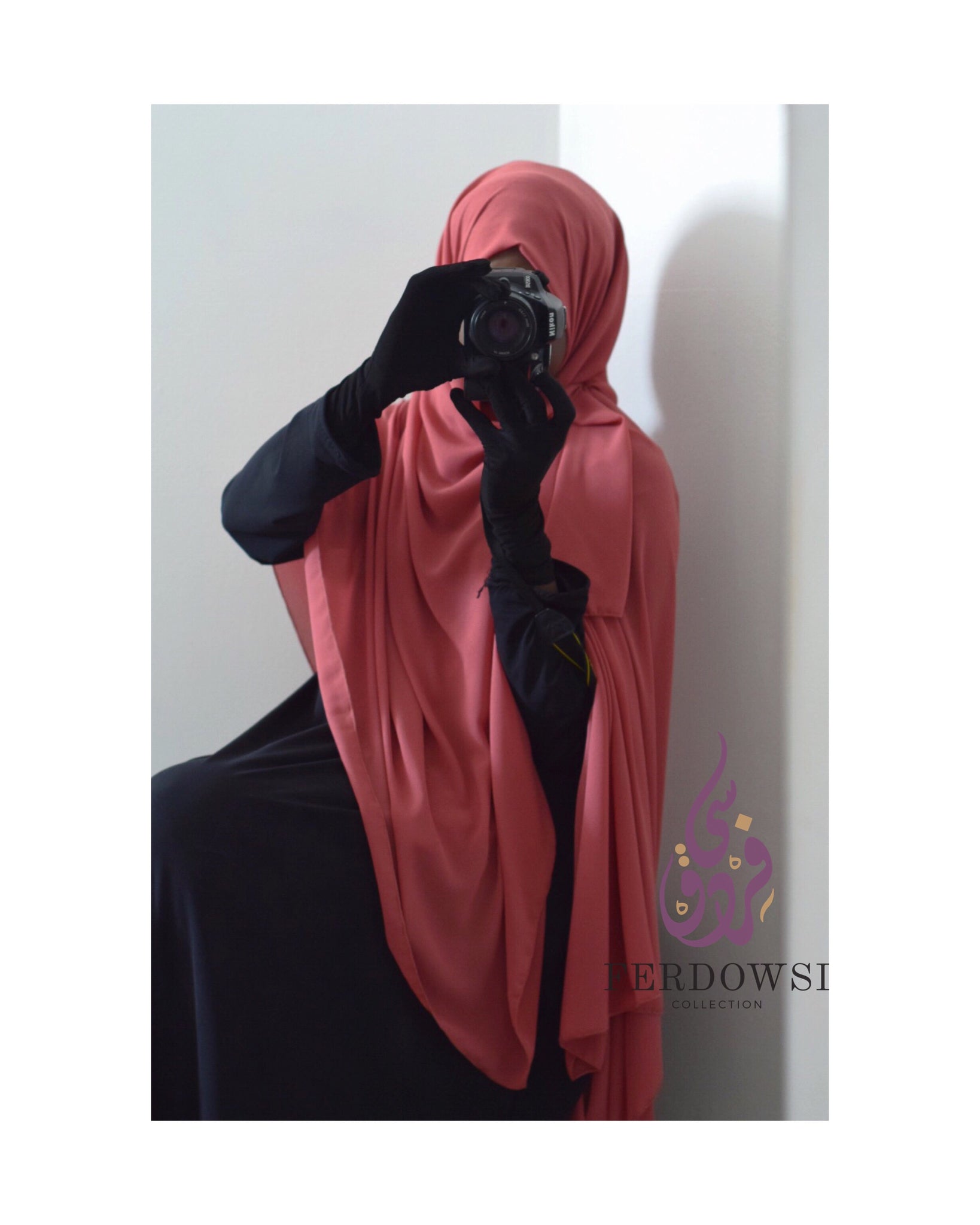 Maxi Chiffon Hijab/Shayla - Terracotta